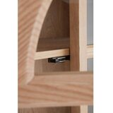 Jotex Vitrina u dekoru jasena u svijetloj prirodnoj boji 90x195x40 cm Sandor – | shoptok.hr