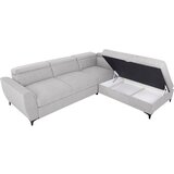 MID.YOU KOTNA SEDEŽNA GARNITURA, velur svetlo siva | Shoptok.si