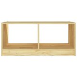 vidaXL Klubska mizica 75x50x33,5 cm trdna borovina | Shoptok.si