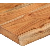 Stolna ploča 180x30x3,8 cm pravokutna bagremovo drvo živi rub | shoptok.hr