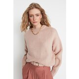 Trendyol Powder Straight Collar Knitwear Sweater Cene