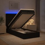  od pjene s madracem i LED-om Crna 80 x 200 cm Tkanina | shoptok.hr