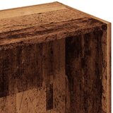 vidaXL Knjižna omara starinski les 66x30x130 cm inženirski les | Shoptok.si