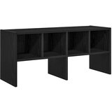 Maison Chic Regal za čevlje - Polica za čevlje zložljiva črn hrast 89,5x30x40 cm, (21777864) | Shoptok.si