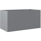 Maison Chic Cvetlično korito - Cvetlični Lonec srebrno 62x30x29 cm pocinkano jeklo, (21788973) | Shoptok.si