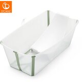 Stokke flexi bath set (sklopiva kadica) - transparent green ( 531508 ) Cene