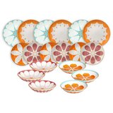 Tognana set za ručavanje, 18 delova, šareni | Eponuda.com
