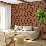  Tapeta - Red claws – irregular shapes on a paper background 49x1000 Samoljepljiva | shoptok.hr