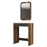 Hanah home lizbon mirror - walnut, anthracite walnutanthracite make-up table | ePonuda.com