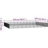  kavez za pse čelični 65,86 m² | shoptok.hr