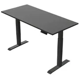 Radni sto podesivi MONO C 160 cm x 70 cm Crni