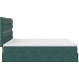 vidaXL Otomanski posteljni okvir z vzmetnicami zelen 180x200cm žamet, (21610746) | Shoptok.si