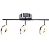 Candellux Lighting LED stropna svjetiljka u sjajno srebrnoj boji 47x16 cm Thema – | shoptok.hr