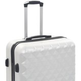  3-dijelni set čvrstih kovčega svjetlosrebrni ABS | shoptok.hr