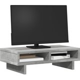  Stalak za monitor siva boja betona 50x27x15 cm drveni | shoptok.hr