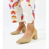 Gemre Golden shiny block heels Laity | Shoptok.si