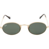 Ray-ban Sončna očala 'OVAL' zlata / zelena | Shoptok.si