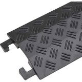 vidaXL Zaščitna klančina za kable 2 kosa 98,5 cm črne barve | Shoptok.si