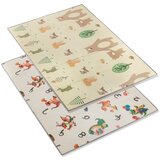 Zopa sklopiva obostrana podloga za igru 200 × 150 cm, Forest | shoptok.hr
