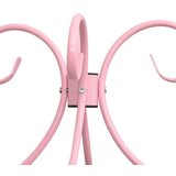  Za krevet s nadstrešnicom ružičasti metalni 160 x 200 cm | shoptok.hr