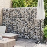 vidaXL gabionska stena s pokrovi iz pocinkanega jekla 300x30x200 cm | Shoptok.si