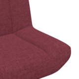  Vrtljiv stol Vinorodna rdeča 63 x 75 x 76 cm blago, (5000288946) | Shoptok.si