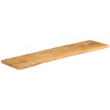 Stolna ploča 180x40x2,5cm od masivnog drva manga sa živim rubom | shoptok.hr