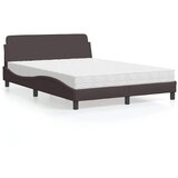  Krevet s madracem Dover tamnosmeđi 120 x 200 cm od tkanine | shoptok.hr