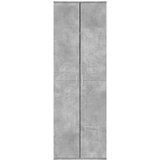  Visoka komoda siva boja betona 60x35x180 cm konstruirano drvo | shoptok.hr