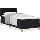 Box Spring Krevet s Madracem Crni 80x200 cm Tkanina | shoptok.hr
