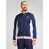 Fila Športna jopa na zadrgo 'Björn' temno modra / rdeča / bela | Shoptok.si