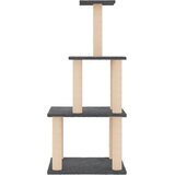  Penjalica za mačke sa stupovima za grebanje tamnosiva 111 cm | shoptok.hr