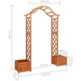 vidaXL Vrtna pergola sa sadilicom od masivne jelovine | shoptok.hr