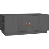 Maison Chic Klubska mizica - kavna mizica - Nizka mizica siva 100x50x41 cm trdna borovina, (21752913) Cene