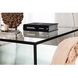 Furniture Fashion Maglehem klub stolić 90 × 90 cm, crni | shoptok.hr