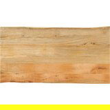 vidaXL Mizna plošča 120x60x3,8 cm naraven rob trden mangov les | Shoptok.si
