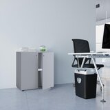 MID.YOU pisarniška omara vandol mini, siva | Shoptok.si