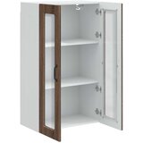  Zidni stakleni ormarić Smeđi hrast 60 x 31 x 100 cm | shoptok.hr