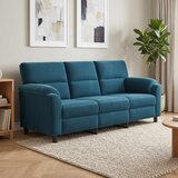 SOFA Plava 214 x 85 x 93 cm Bar&amp;scaron;un Slike