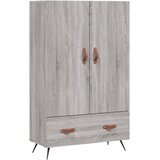  Visoka komoda siva boja hrasta 69,5x31x115 cm konstruirano drvo | Eponuda.ba