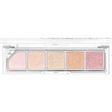 Unleashia Mood Shower Face Palette paleta sjenila za oči i highlightera s bisernim sjajem nijansa NO.100 Ballerina 1 kom | shoptok.hr