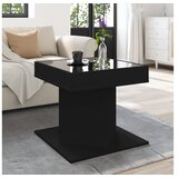 vidaXL Stolić za kavu LED crni 50x50x45 cm od konstruiranog drva | shoptok.hr