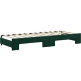  Dnevni krevet na razvlačenje tamnozeleni 80 x 200 cm baršunasti | shoptok.hr