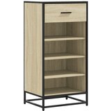 Maison Chic Regal za čevlje - Polica za čevlje sonoma hrast 48x38x97,5 cm inženirski les, (21777220) Cene
