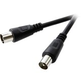SpeaKa Professional Antenski priključni kabel [1x antenski vtikač 75 - 1x antenski vtičnica 75 ] 2.50 m 75 dB črn (20432298) | Shoptok.si