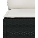  8-dijelni set vrtnih sofa od poliratana s jastucima crni Crna 63.5 x 63.5 x 62 cm | Shoptok.si