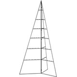  Metalno ukrasno božićno drvce crno 140 cm | shoptok.hr