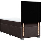  Krevet s oprugama i madracem tamnosmeđi 80x200 cm od tkanine | shoptok.hr