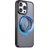 INF Magnetna zaščitna torbica za telefon z nevidnim stojalom za iPhone Black iPhone 15 Plus, (21373144) Cene