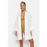 Trendyol Kimono & Caftan - White - Relaxed fit | shoptok.hr